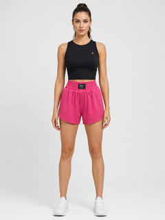 Berry Pink Drift Running Shorts