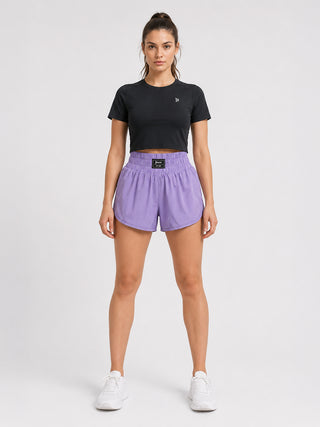 Being Pretty Lavender Running Shorts
