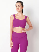PilatesPro PinkRib Sports Bra