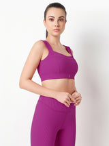 PilatesPro PinkRib Sports Bra