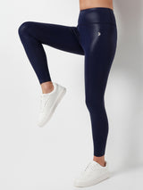 Midnight Navy Gloss Leggings