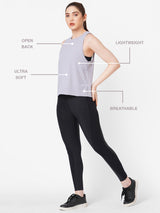 Grey All Day Everyday Tank BODD ACTIVE