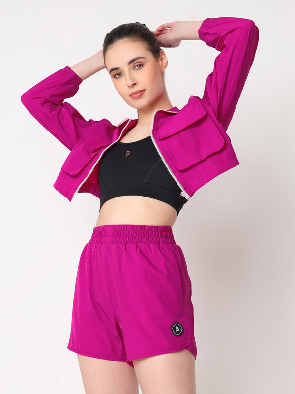 PowerPop Pink Jacket Set