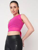 Hot Pink Tie-up Tank