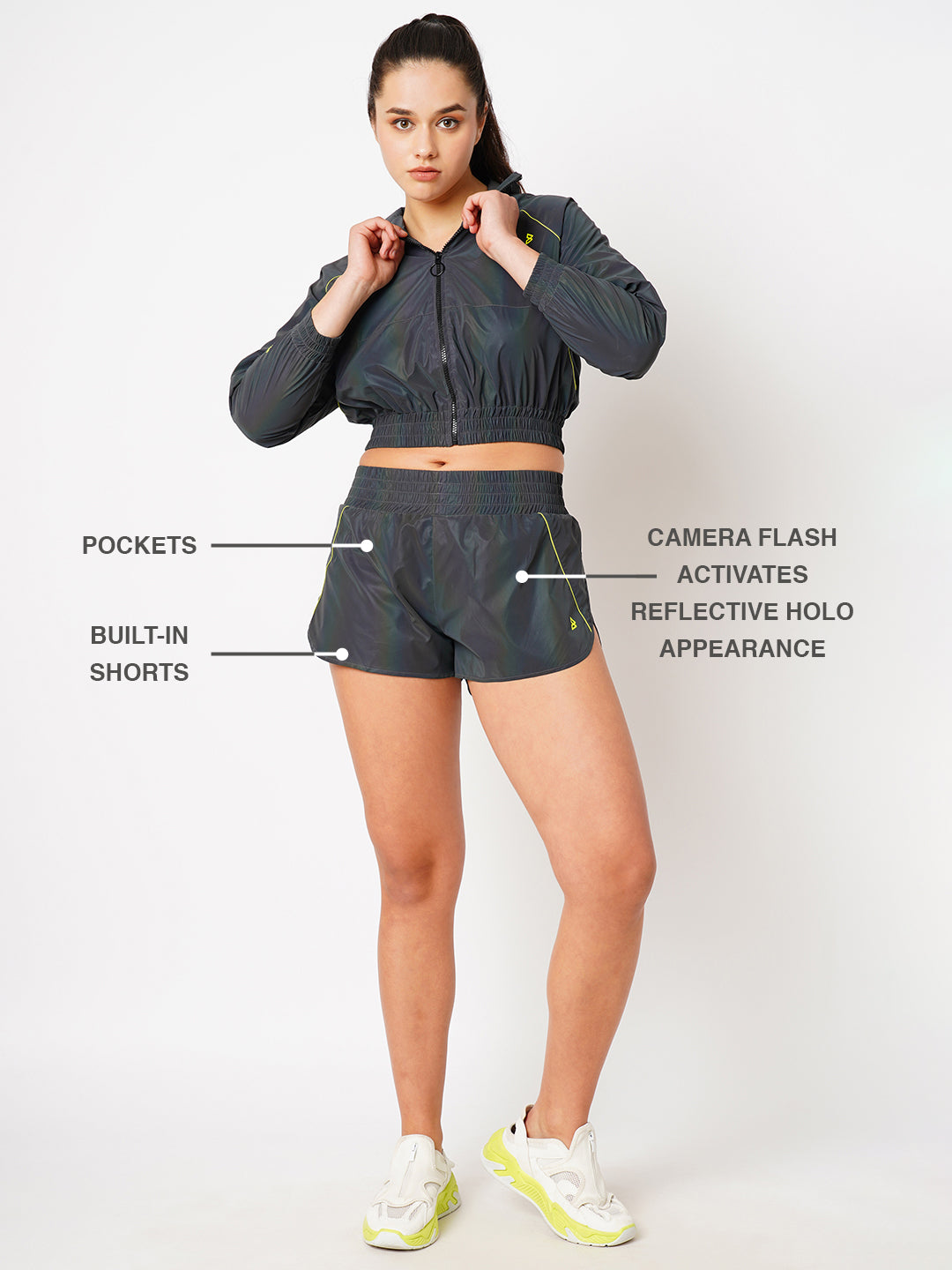 Tanya's Greatest Obsession Reflective Shorts BODD ACTIVE