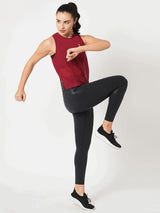 Aurora Red Overlapping Tank