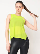 Neon Overlapping Mesh Tank