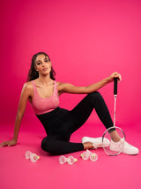 Dance All Night' Pink Snakeskin Bodysuit