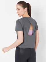 Smokey Grey Boxy Tee