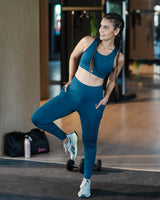 Momentum Shift Teal Leggings