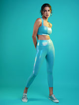 Teal Holo Leggings BODD ACTIVE