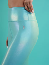 Teal Holo Leggings BODD ACTIVE