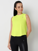 Flow State Neon Tie-Up Tank Top