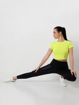 GlowForm Neon Crop Tee