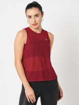 Aurora Red Overlapping Tank BODD ACTIVE