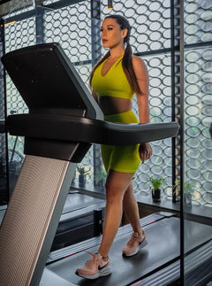 Neon Cross Back Sports Bra