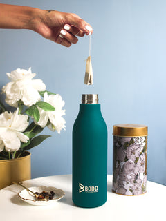 Don't Quit- Deep Green Stainless Steel Bottle