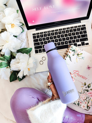 Don't Be Basic - Lavender Stainless Steel Bottle