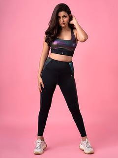 Tanya's I'm The Moment Wave Sports Bra