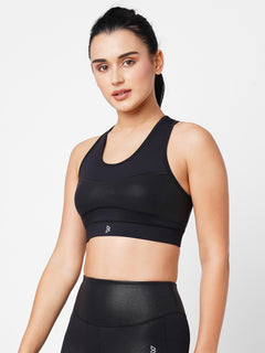 Power Black Training Sports Bra