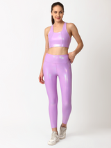 Lavender Holo High Rise Leggings BODD ACTIVE