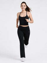 Noir Buttersoft Contour Flared Pants