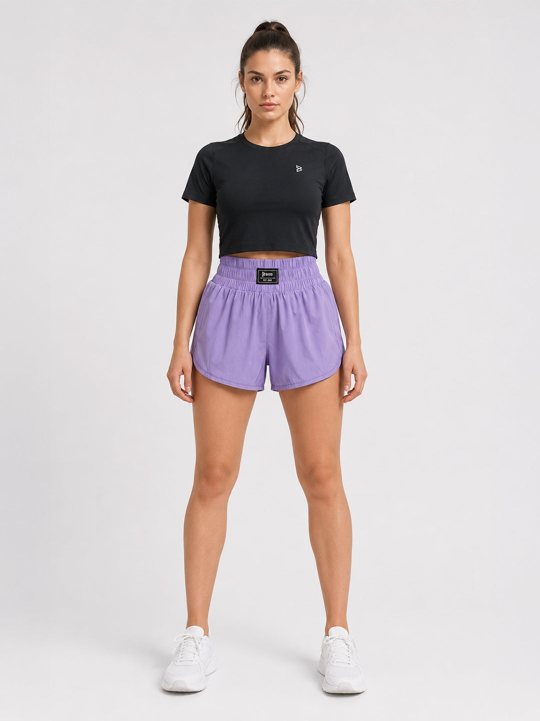 Being Pretty Lavender Running Shorts