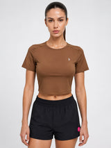 Toffee Velocity Crop Top