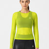 Neon Mesh Long Sleeve Tee