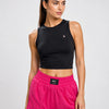 Eclipse Black Rouched Top