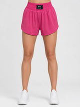 Berry Pink Drift Running Shorts