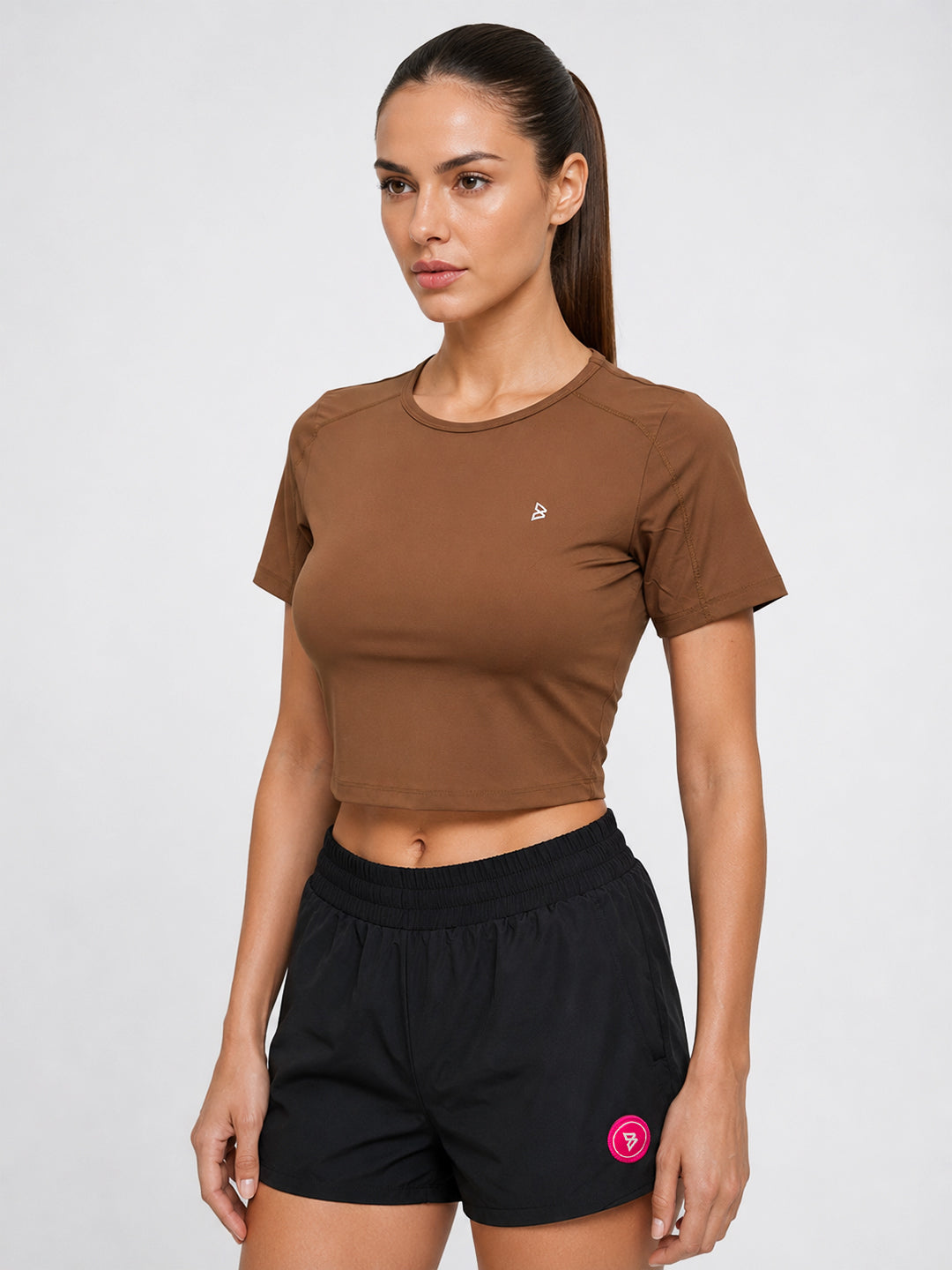 Toffee Velocity Crop Top