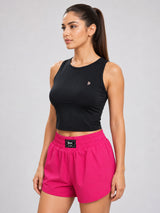 Eclipse Black Rouched Top