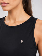 Eclipse Black Rouched Top