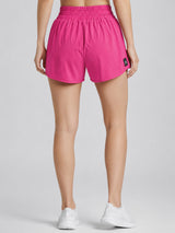 Berry Pink Drift Running Shorts