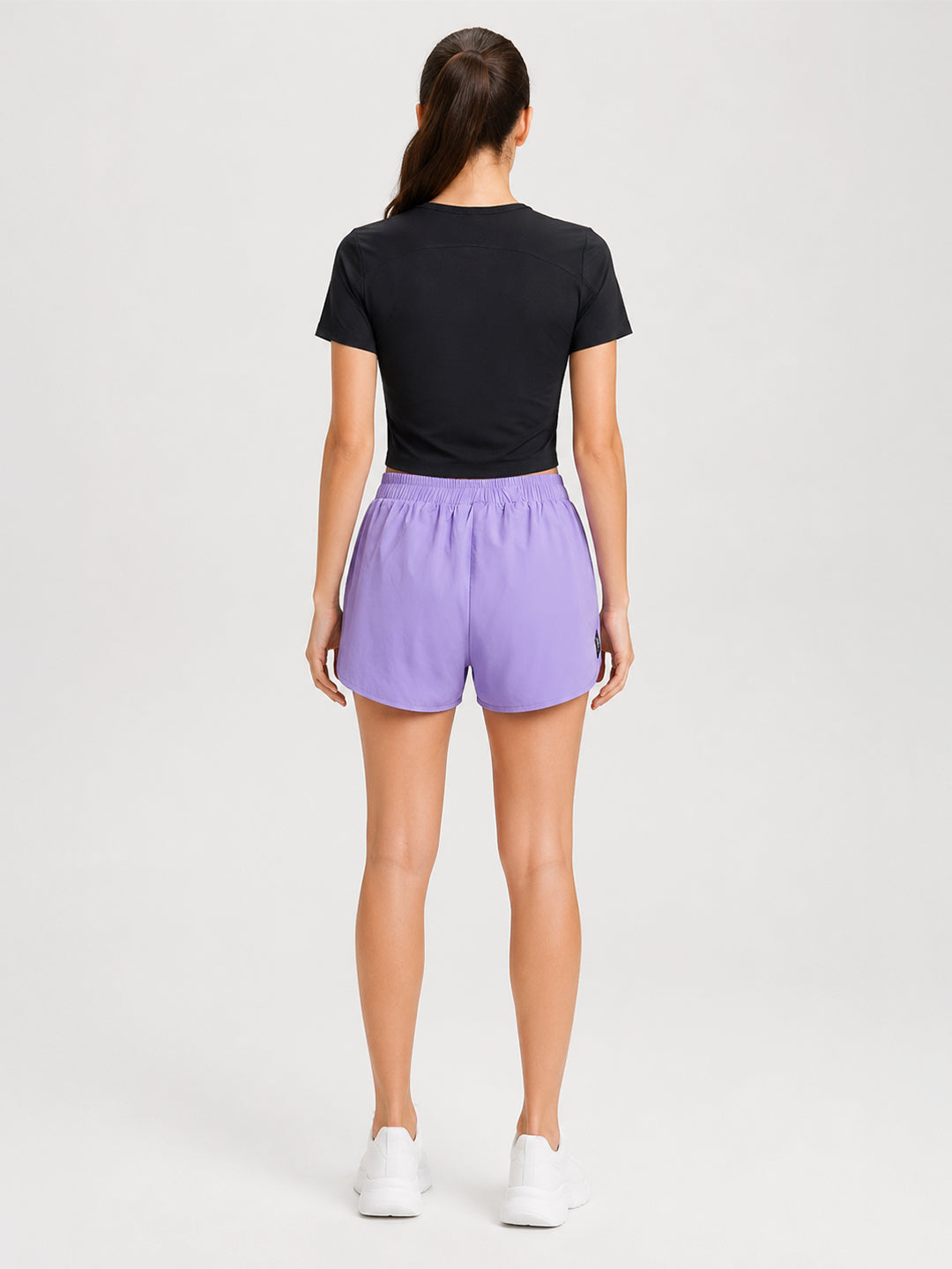 Eclipse Black Velocity Crop Top