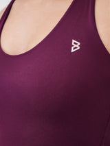 Plum Buttersoft Contour Crop Top