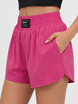 Berry Pink Drift Running Shorts