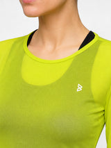 Neon Mesh Long Sleeve Tee