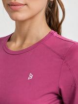 Pink Glow Velocity Crop Top