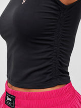 Eclipse Black Rouched Top
