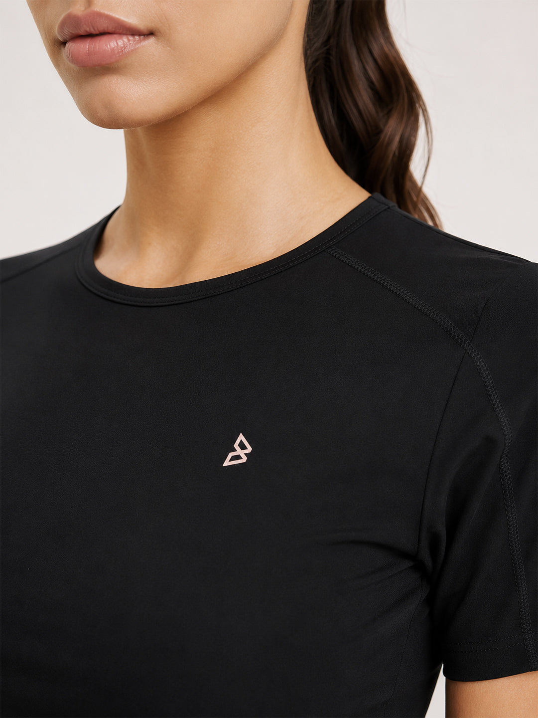 Eclipse Black Velocity Crop Top