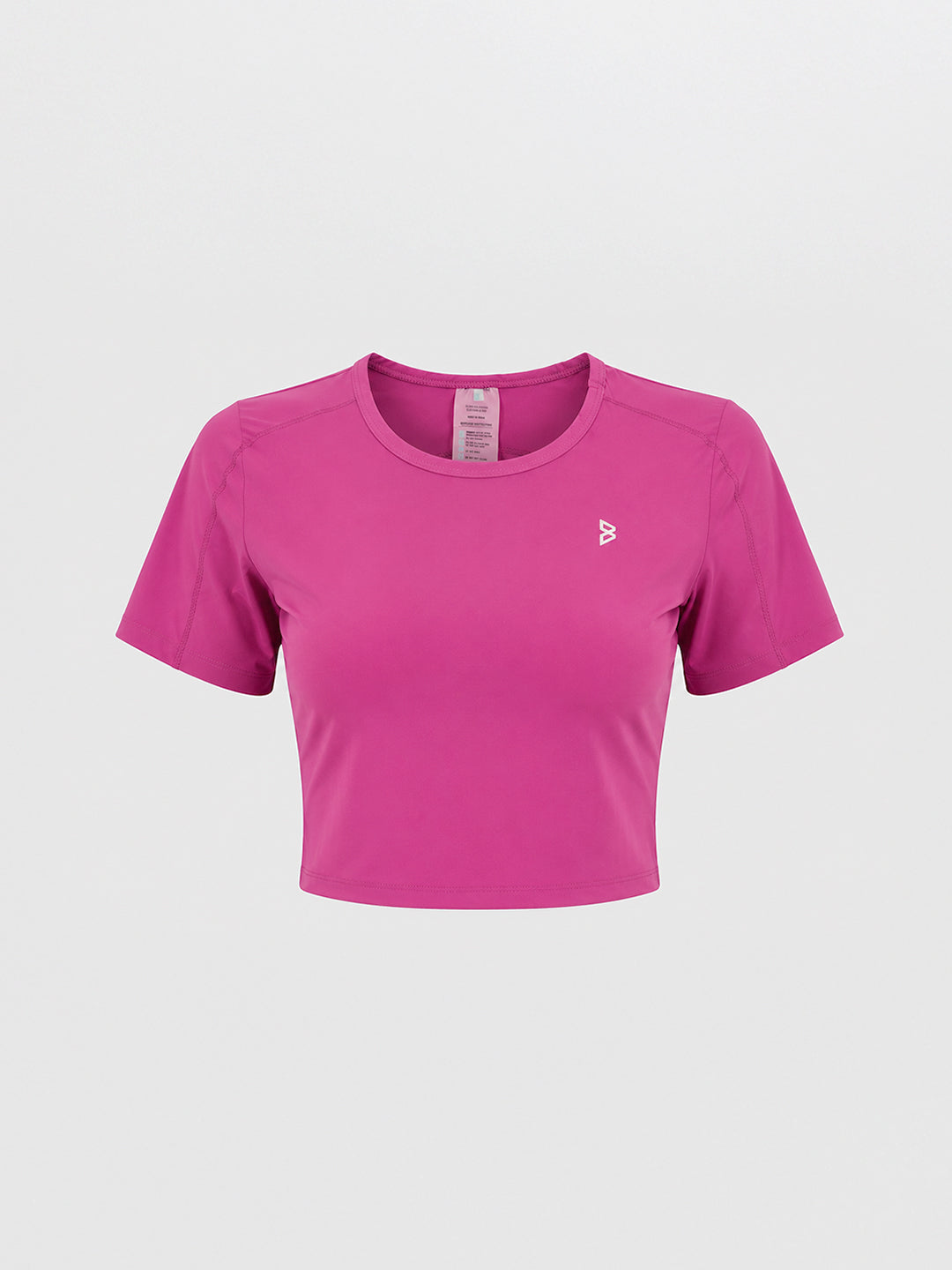 Pink Glow Velocity Crop Top
