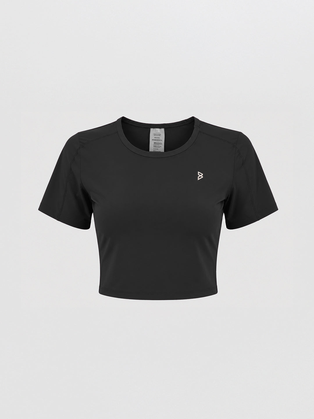 Eclipse Black Velocity Crop Top