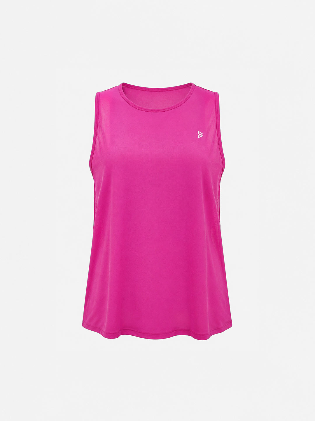 Pink Rouched Mesh Tank