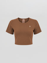 Toffee Velocity Crop Top