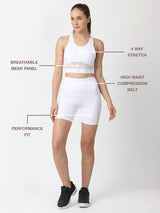 Star White Biker Set BODD ACTIVE