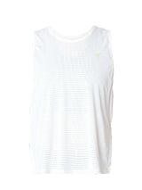 White Open Back Tank