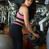 Punch Pink Snakeskin Sports Bra