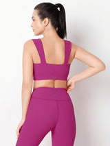 PilatesPro PinkRib Sports Bra